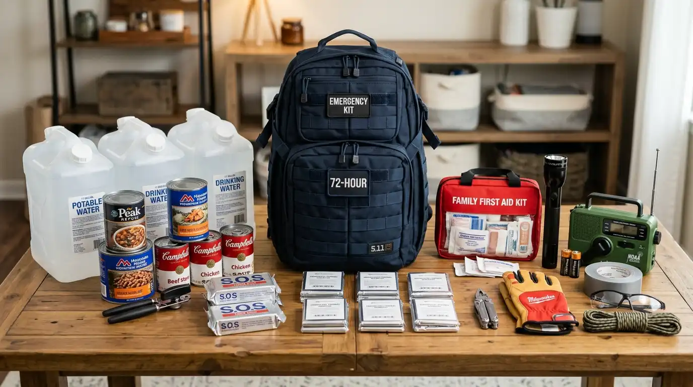 Family emergency preparedness kit